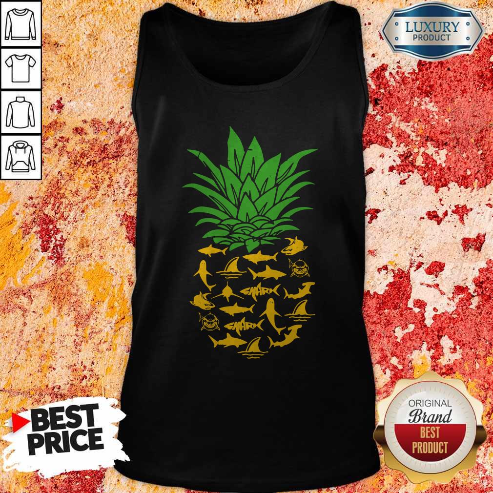 Official Shark Pineapple Shirt - Image 4