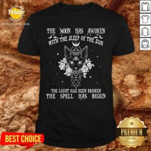 The Moon Has Awoken With The Sleep Of The Sun Spell Has Begun Shirt