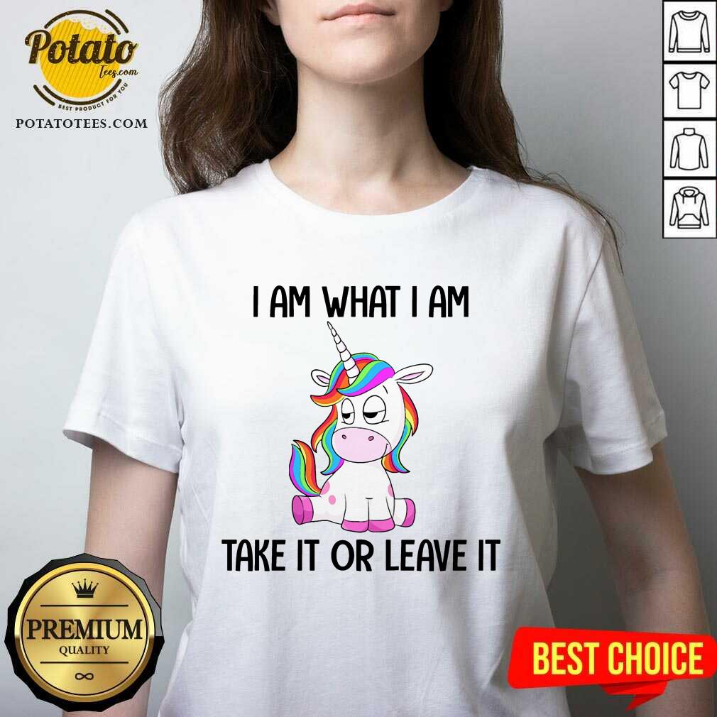 Unicorn I Am What I Am Take It Or Leave It Shirt - Image 2