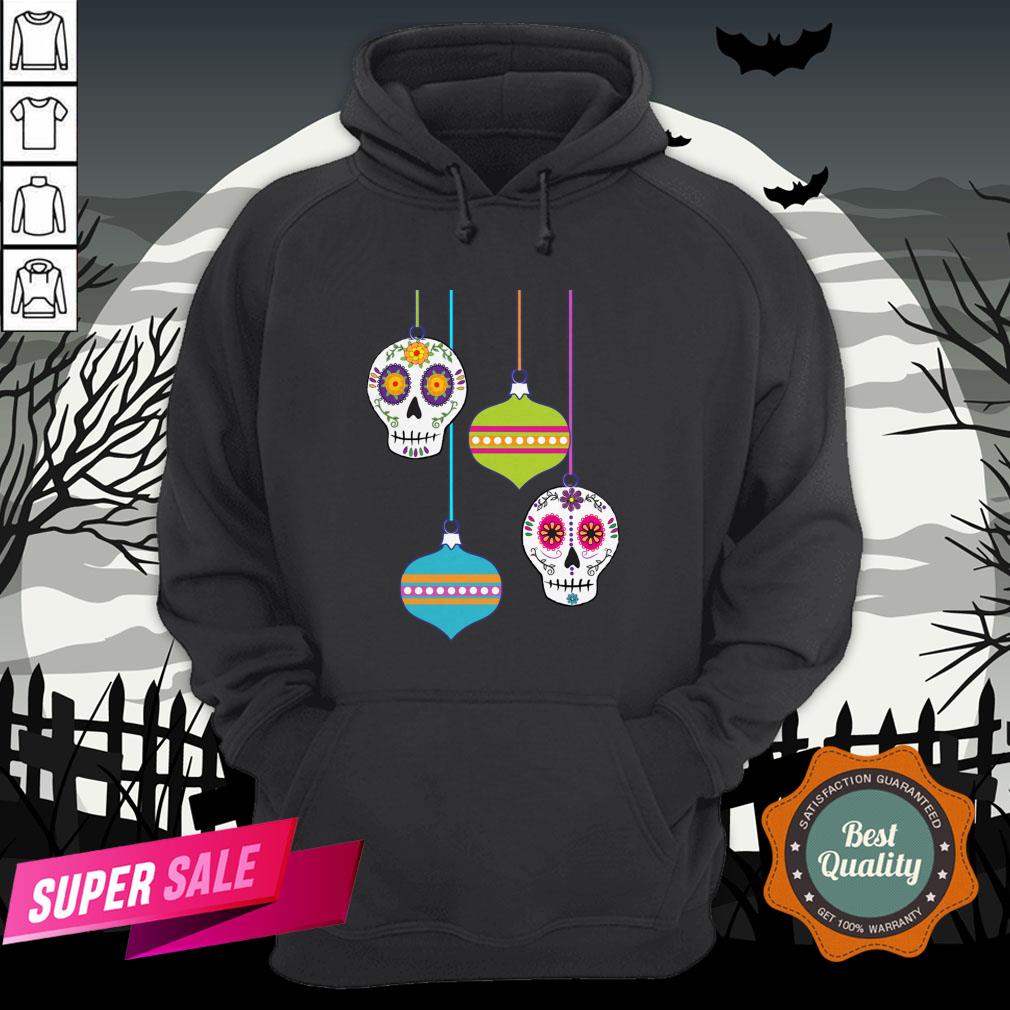 Feliz Navidad Sugar Skull Day Of The Dead Shirt - Image 5