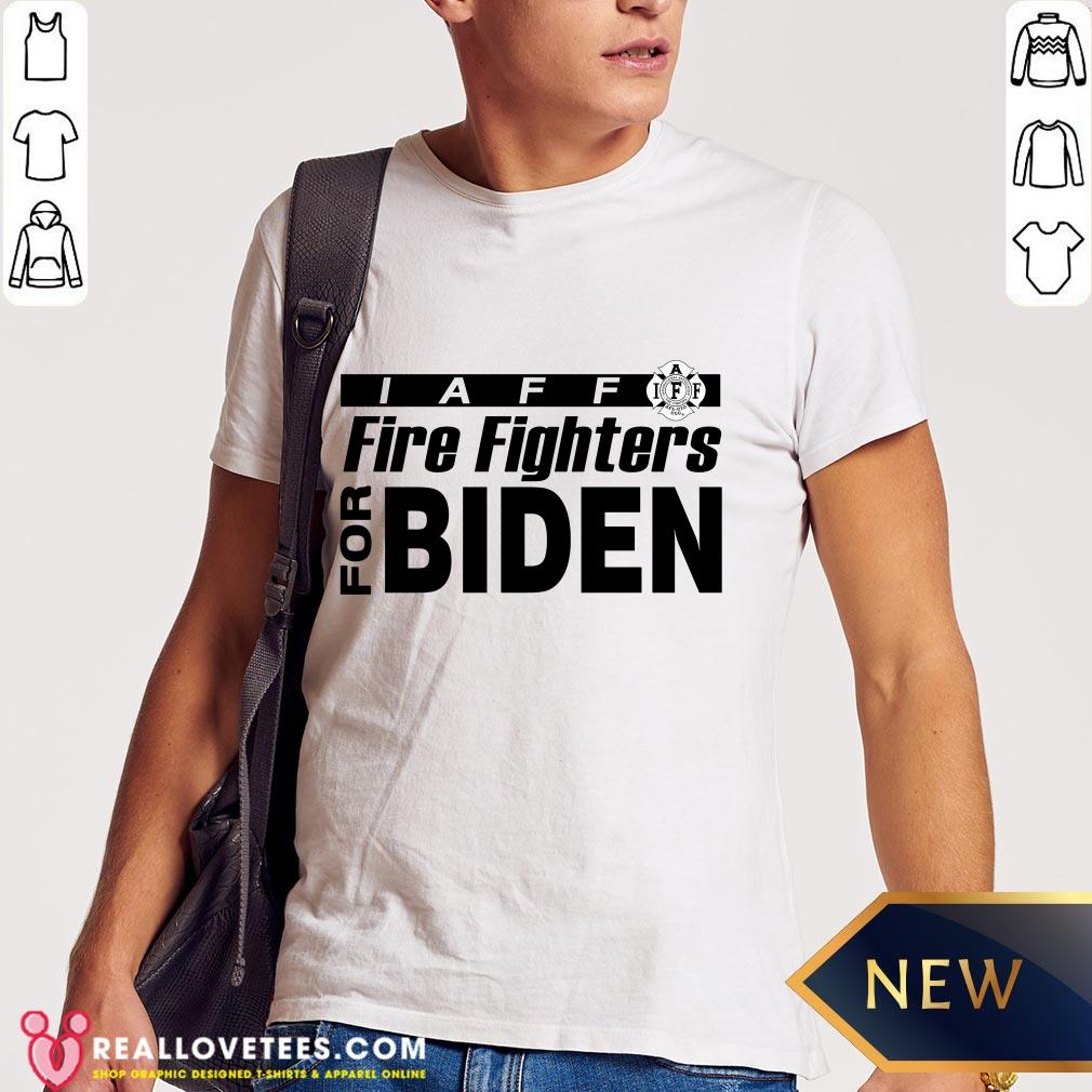 Beautiful LAFF Firefighters For Biden Shirt