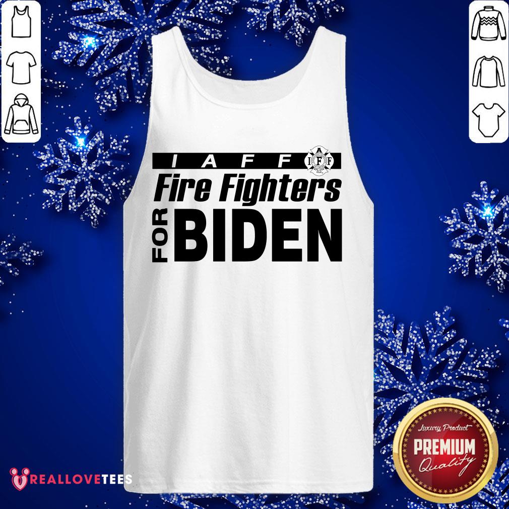 Beautiful LAFF Firefighters For Biden Shirt - Image 2