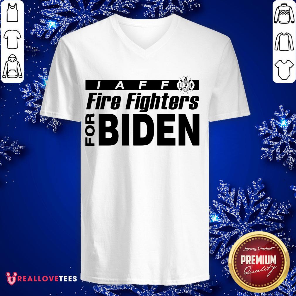 Beautiful LAFF Firefighters For Biden Shirt - Image 5