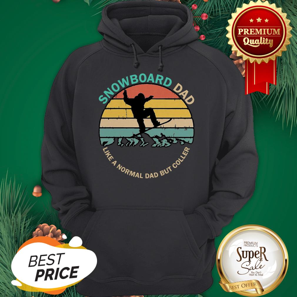 Snowboarding Snowboard Dad Like A Normal Dad But Cooler Vintage Shirt - Image 5