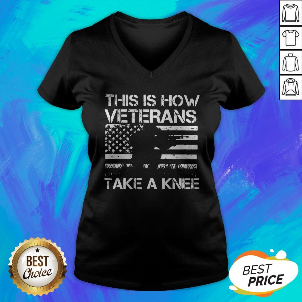 Independence Day This Is How Veterans Take A Knee Shirt - Image 4
