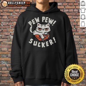 Cute Cat Pew Pew Sucker T-Shirt