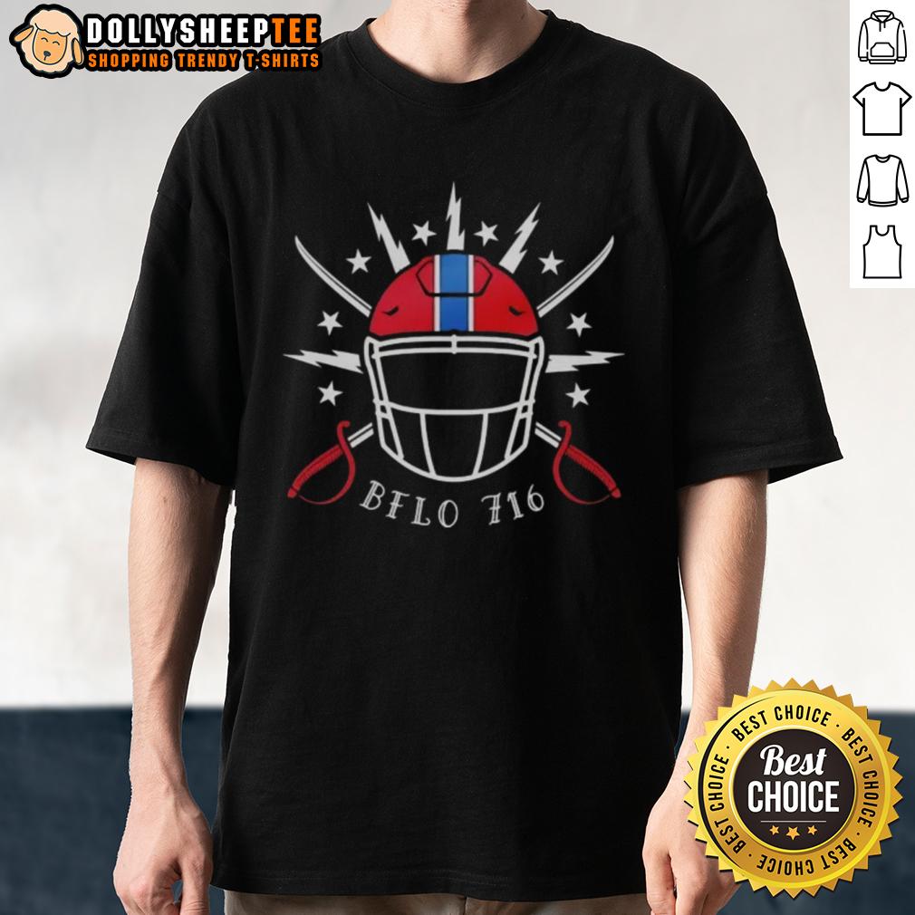 Original Buffalo Bills 716 Helmets And Swords T-Shirt