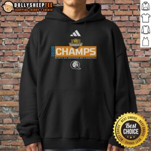 Alternative view of Top Queens Royals 2026 Atlantic Sun Conference Mens Basketball Tournament Champions Shirt
