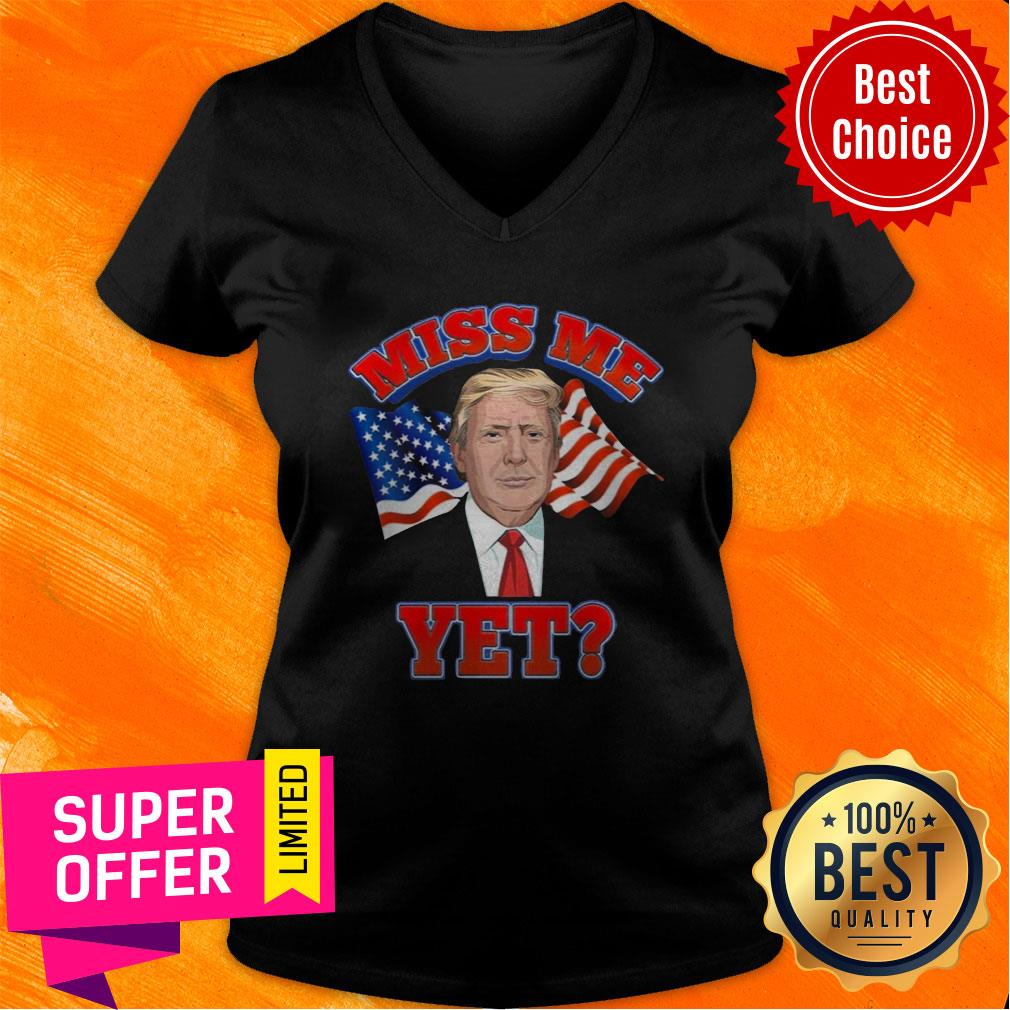 Official Donald Trump Miss Me Yet American Flag Shirt - Image 3
