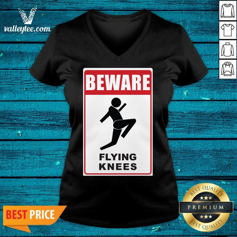 Funny Beware Knockout Knees Are Flying Shirt - Image 3