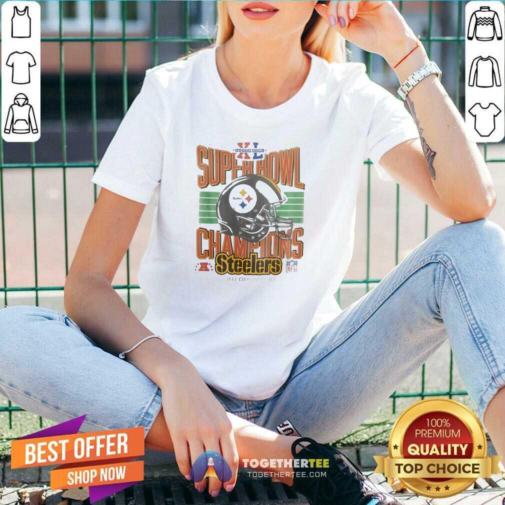 Hot Steel City Football Super Bowl Champions Steelers T-Shirt - Image 2