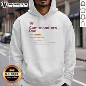 Alternative view of Top Washington Commanders Dad Definition T-Shirt