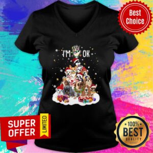Alternative view of I'm OK Xmas Types Of Dogs Shirt