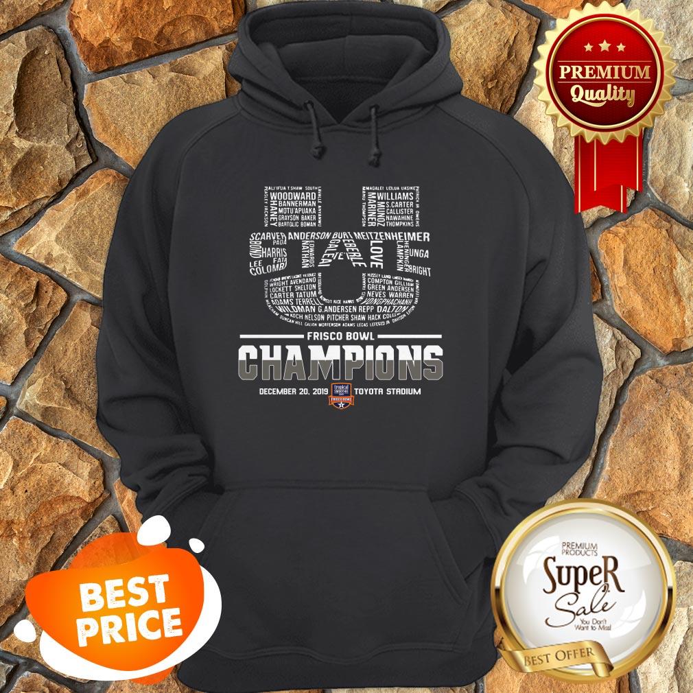Official Utah State Frisco Bowl Champions Logo Shirt - Image 5