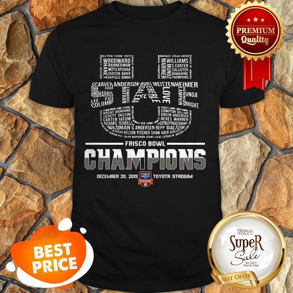 Official Utah State Frisco Bowl Champions Logo Shirt