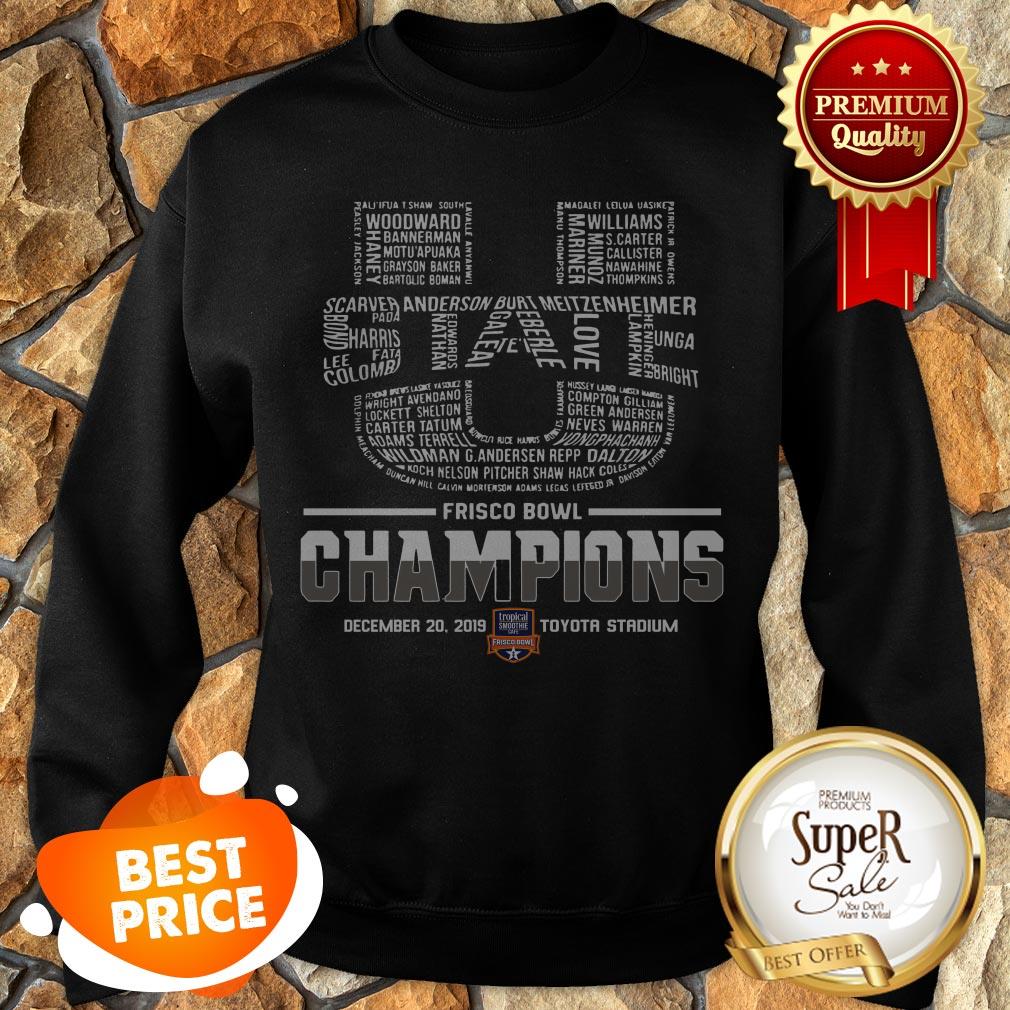 Official Utah State Frisco Bowl Champions Logo Shirt - Image 4