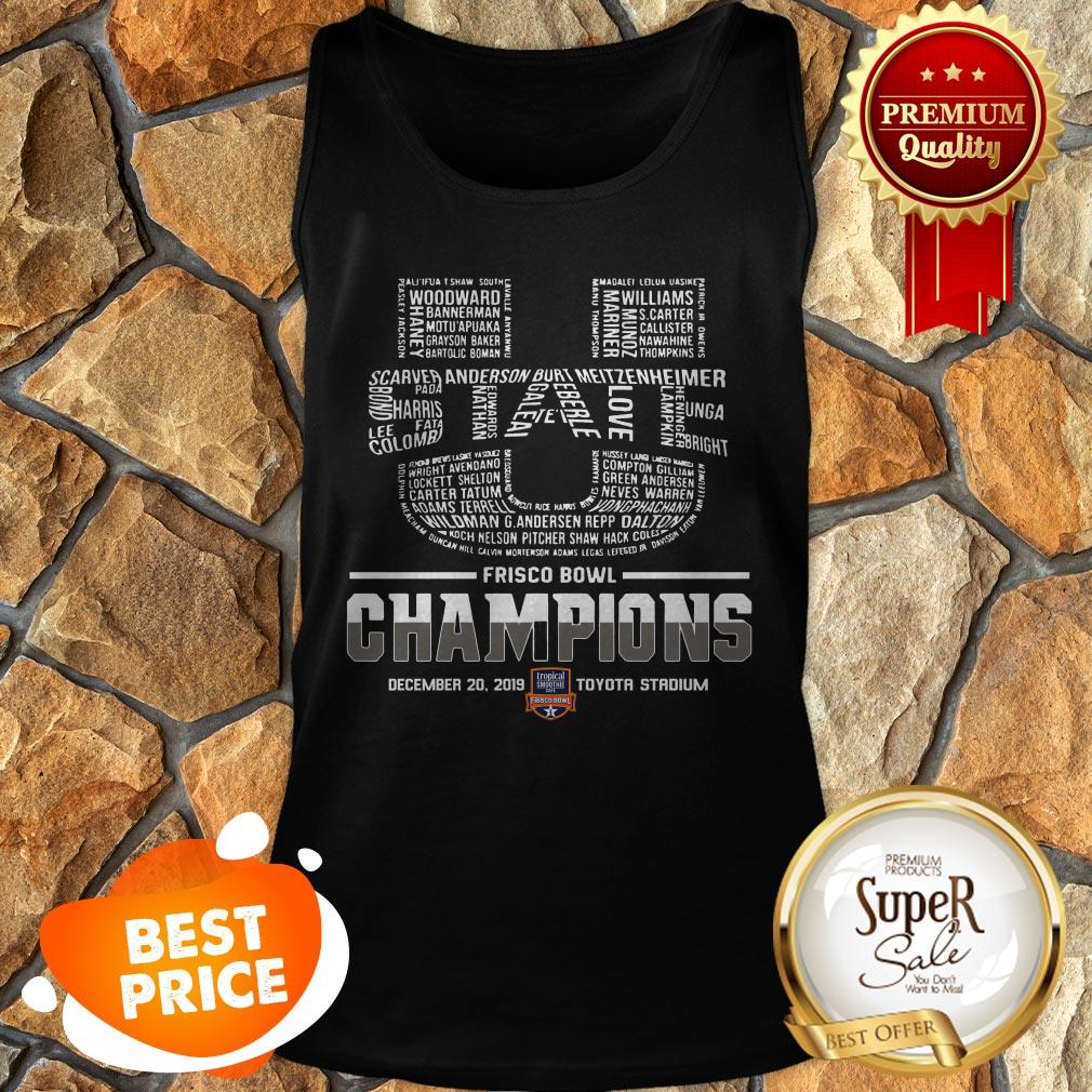 Official Utah State Frisco Bowl Champions Logo Shirt - Image 3