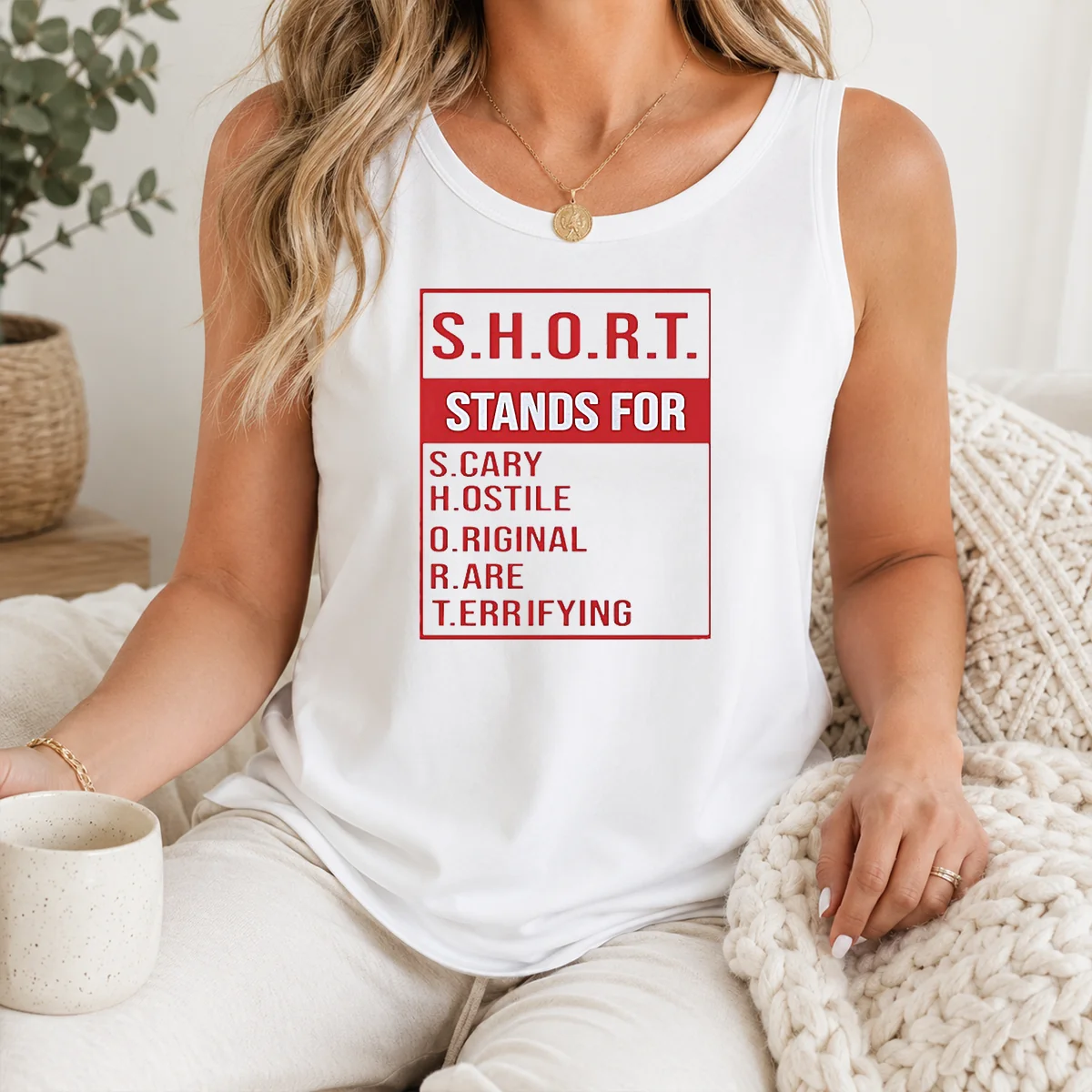 Good Top SHORT Stands For Scary Hostile Original Rare Terrifying Shirt - Image 3
