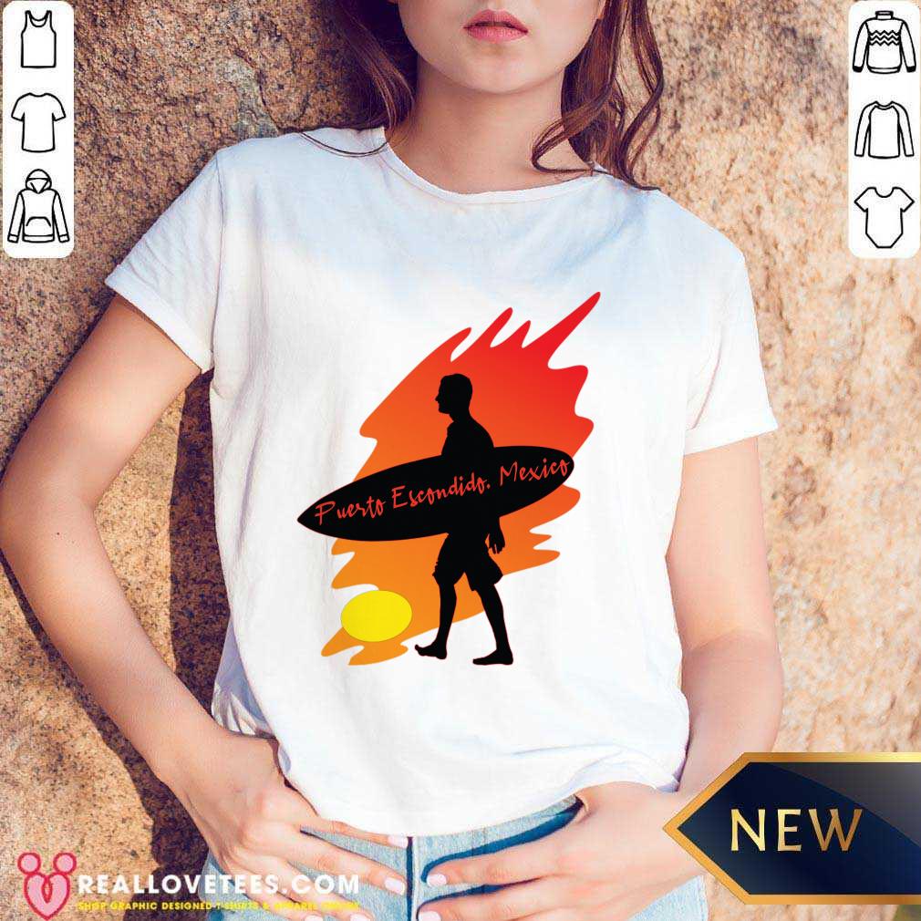 Puerto Escondido Mexico Windsurfing Shirt - Image 5