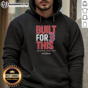 Alternative view of Original Boston Red Sox Built For This MLB Postseason 2025 T-Shirt
