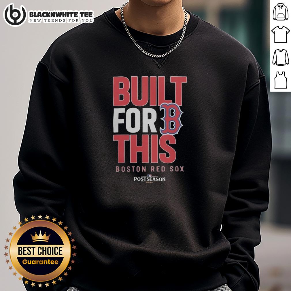 Original Boston Red Sox Built For This MLB Postseason 2025 T-Shirt - Image 5