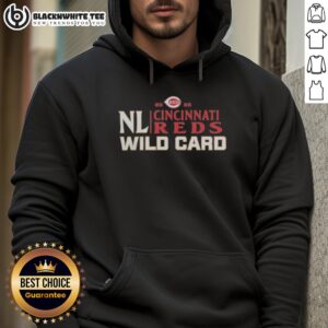 Alternative view of Original Cincinnati Reds 2025 National League Wild Card Baseball T-Shirt