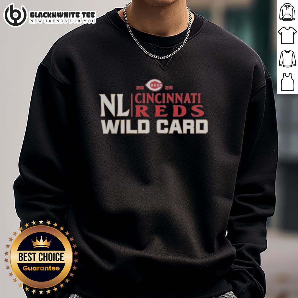Original Cincinnati Reds 2025 National League Wild Card Baseball T-Shirt - Image 5