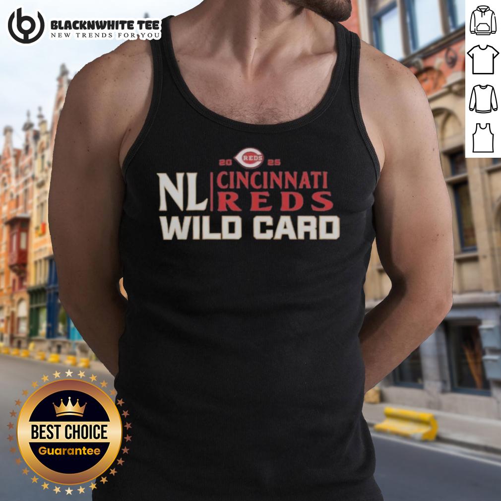Original Cincinnati Reds 2025 National League Wild Card Baseball T-Shirt - Image 4