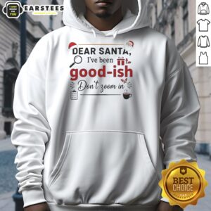 Alternative view of Premium Dear Santa I've Been Goodish Don't Zoom In Ornament T-Shirt