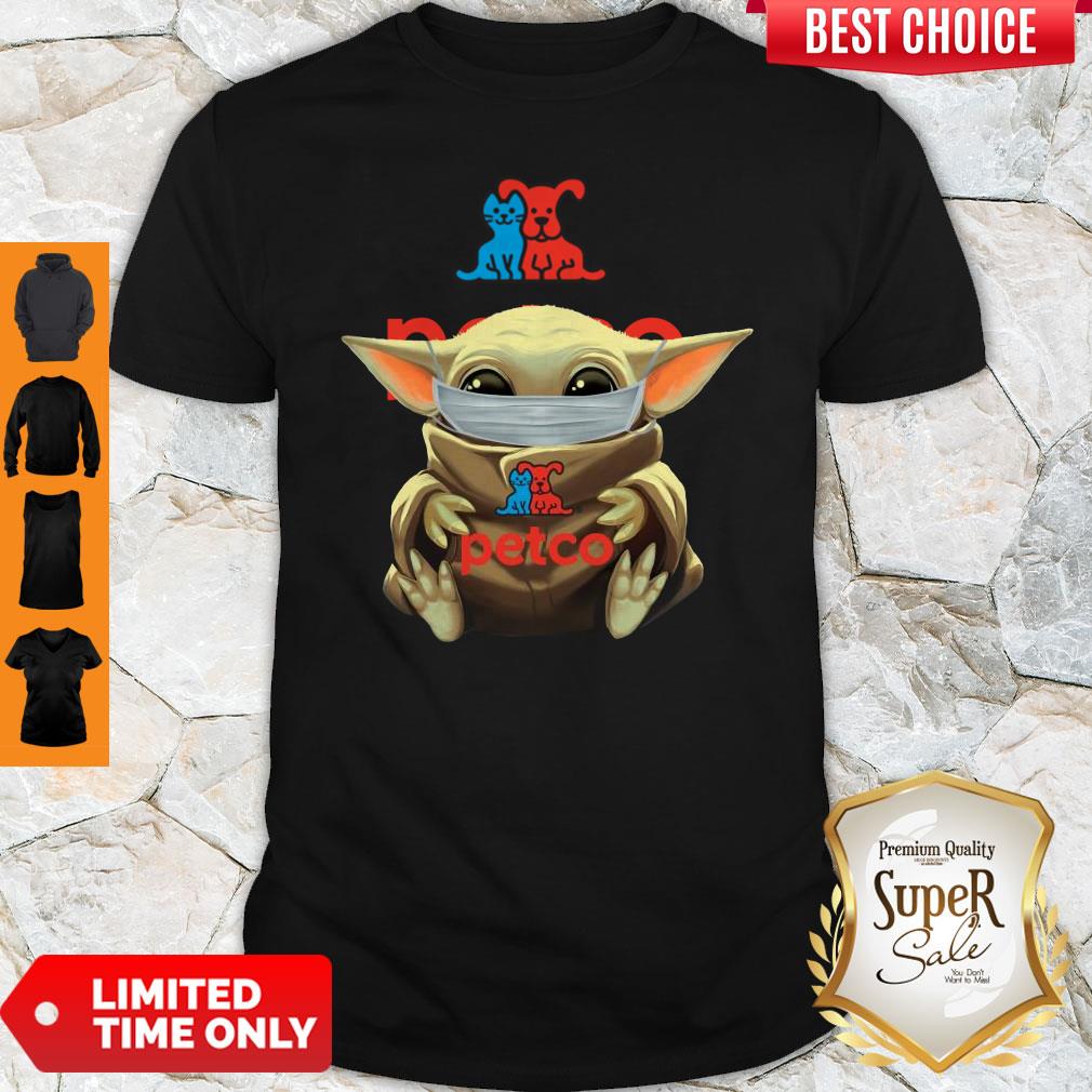 Premium Baby Yoda Face Mask Petco Shirt