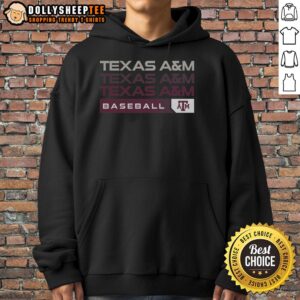 Alternative view of Nice Texas A&M Aggies College Baseball Hype T-Shirt