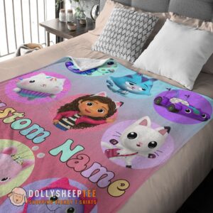 Alternative view of Perfect Disney Gabby's Dollhouse Blanket Fleece Customized Blanket