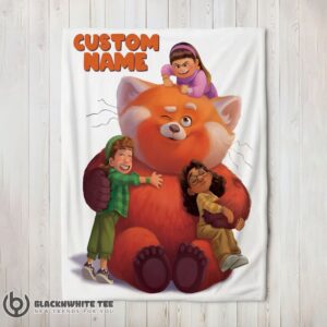 Perfect Top Pixar Turning Red With Friends Blanket Fleece Customized Blanket