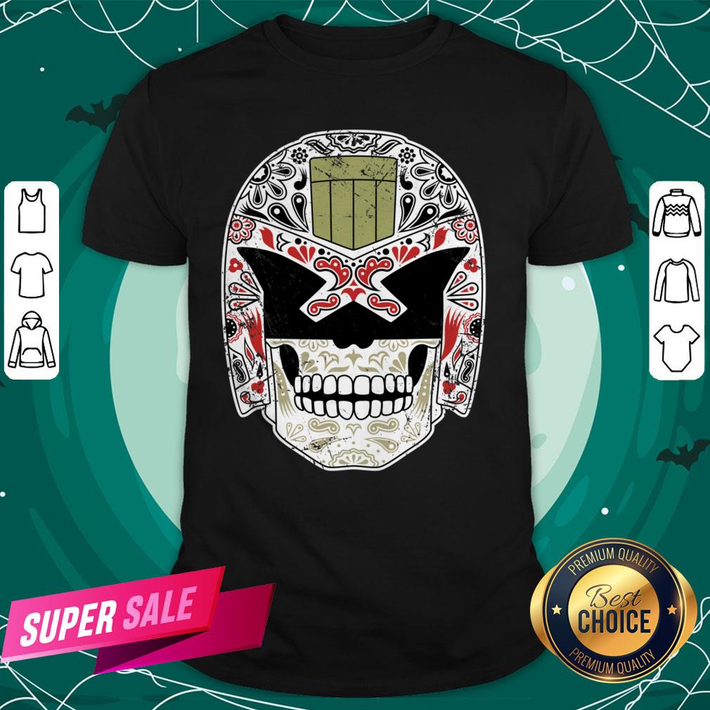 Day Of The Dredd Variant Sugar Skull Dia De Muertos Shirt