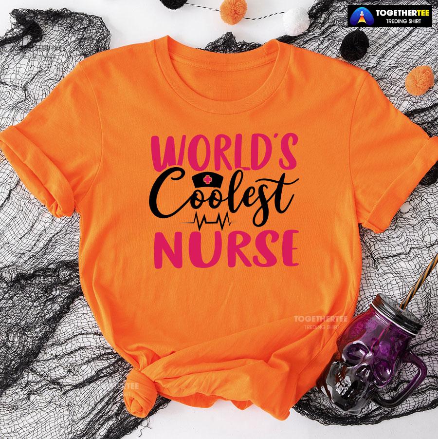 World’s Coolest Nurse Heartbeat T-Shirt - Image 10