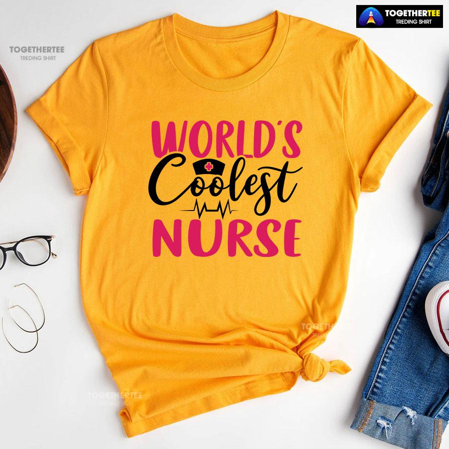 World’s Coolest Nurse Heartbeat T-Shirt - Image 11