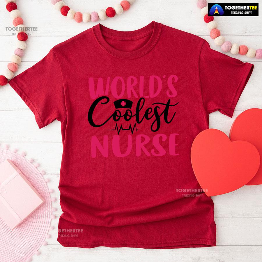 World’s Coolest Nurse Heartbeat T-Shirt - Image 9