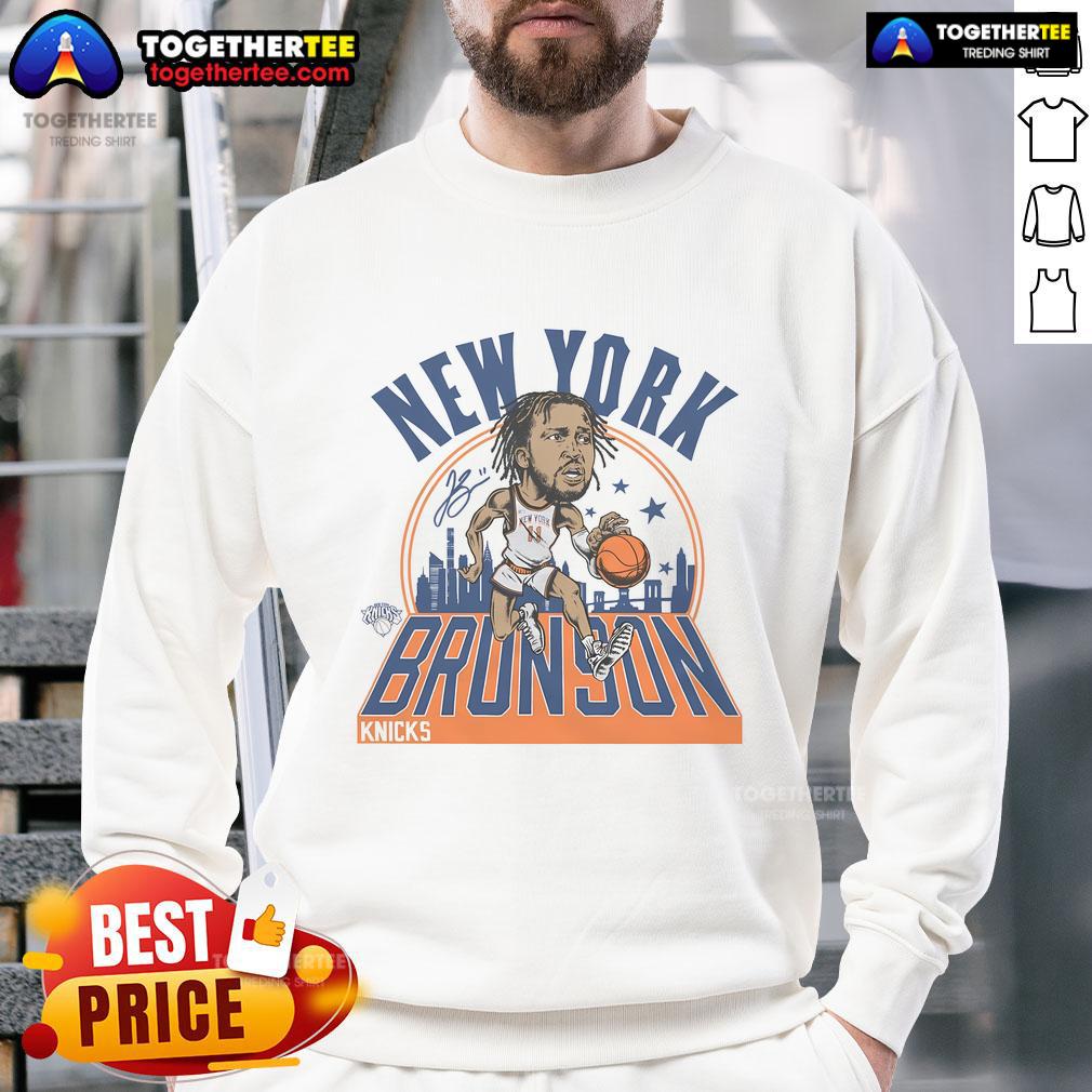 Official Knicks Jalen Brunson Signature T-Shirt - Image 5