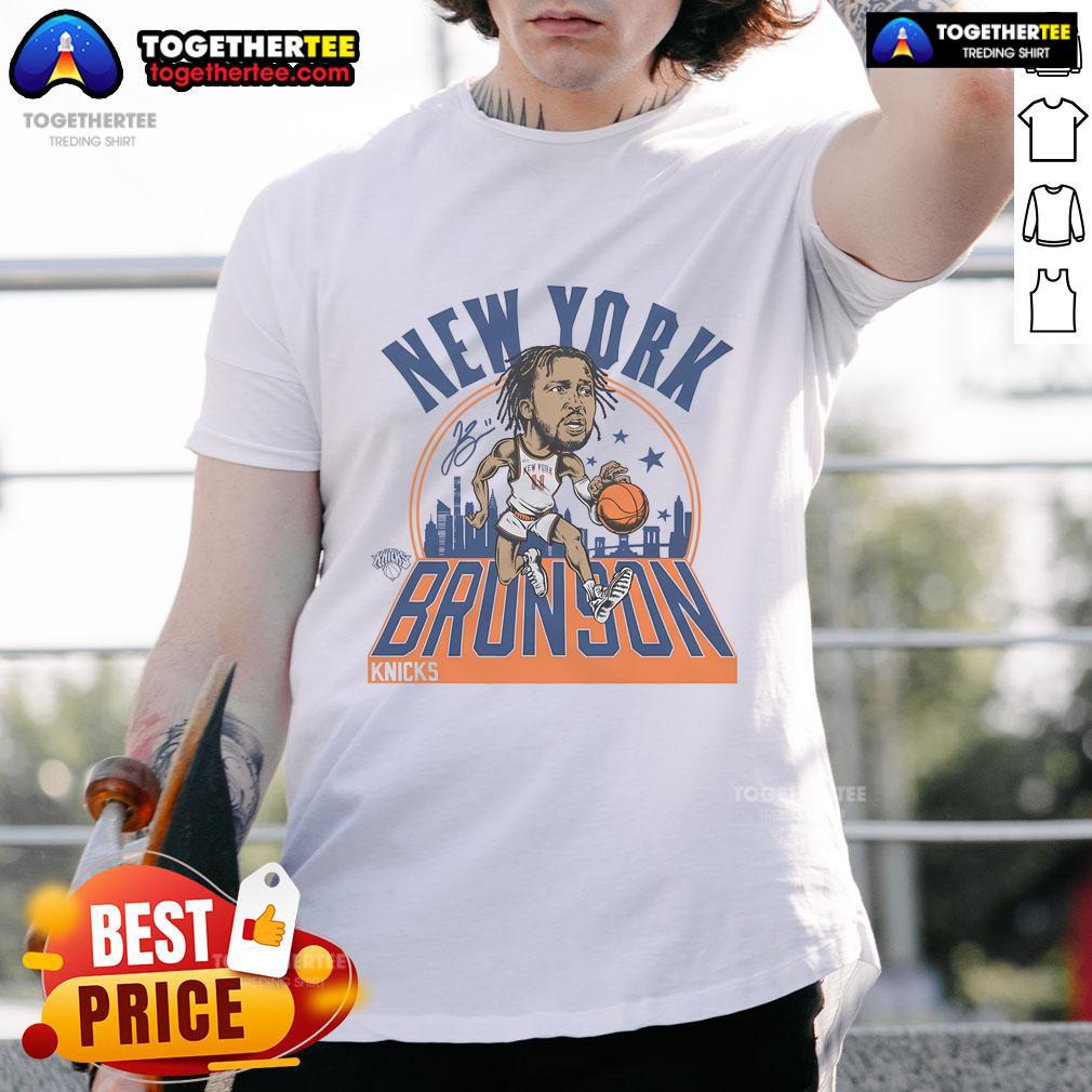 Official Knicks Jalen Brunson Signature T-Shirt