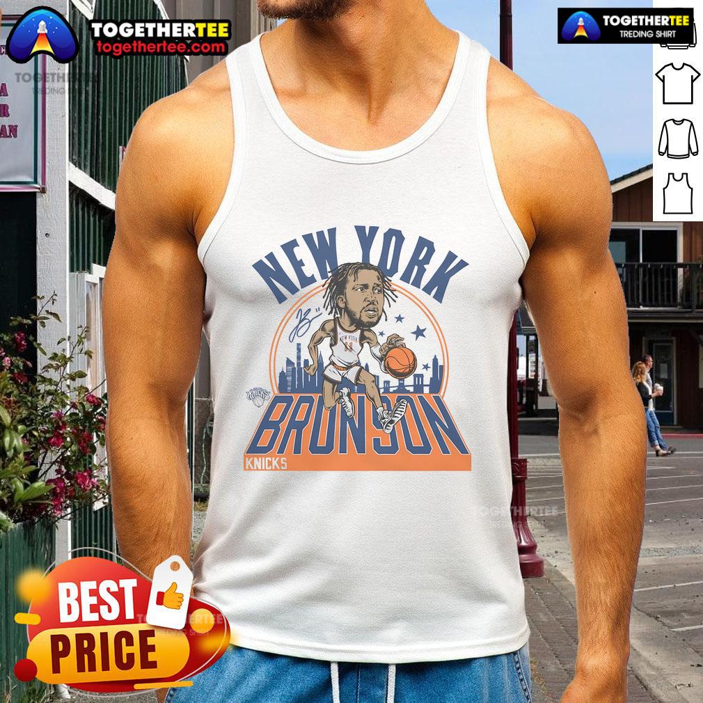 Official Knicks Jalen Brunson Signature T-Shirt - Image 4