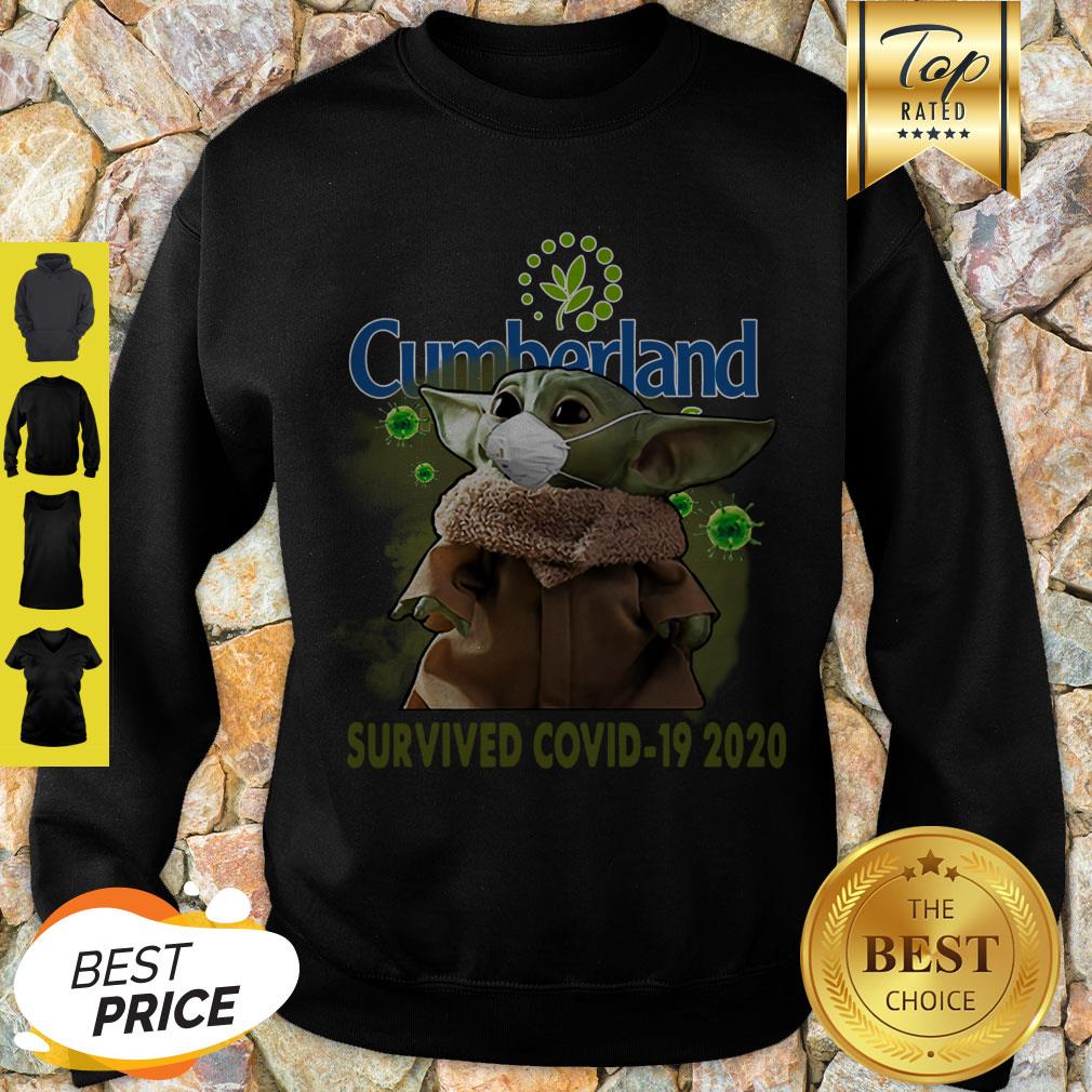 Cute Baby Yoda Cumberland Farms Survived Covid-19 2020 Shirt - Image 2