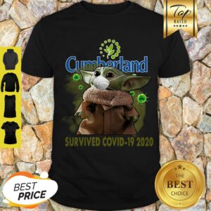 Cute Baby Yoda Cumberland Farms Survived Covid-19 2020 Shirt