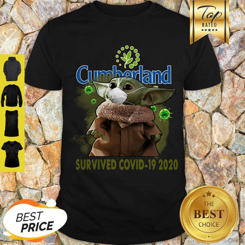 Cute Baby Yoda Cumberland Farms Survived Covid-19 2020 Shirt