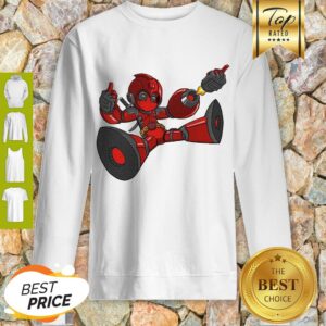 Alternative view of Cute Megaman Deadpool Capcom And Marvel Mashup Shirt