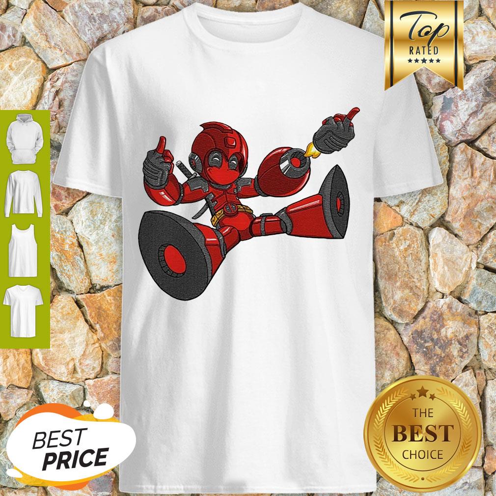 Cute Megaman Deadpool Capcom And Marvel Mashup Shirt