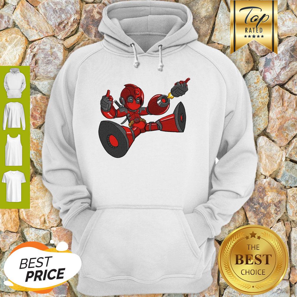 Cute Megaman Deadpool Capcom And Marvel Mashup Shirt - Image 3
