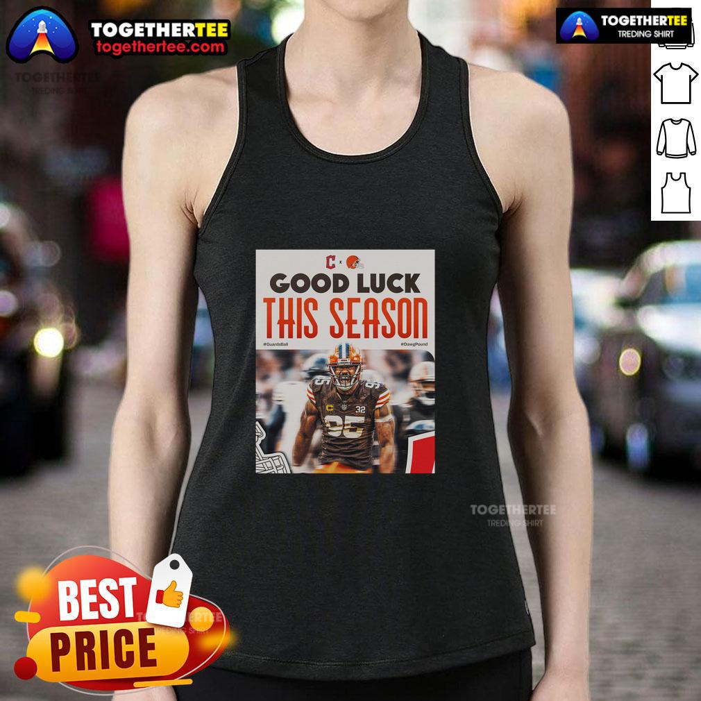Top Cleveland Browns Good Luck This Season T-Shirt - Image 4