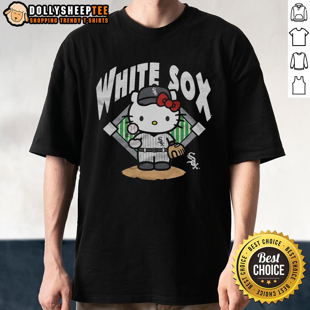 Pretty Chicago White Sox Hello Kitty T-Shirt