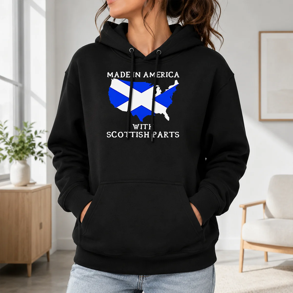 Nice Good Made In America With Scottish Parts United States Of America Scotland Heritage Shirt - Image 7