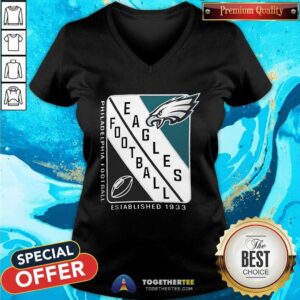 Alternative view of Funny Philadelphia Eagles Starter Shield Logo T-Shirt